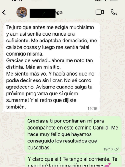 Testimonio clienta Laura Joagani