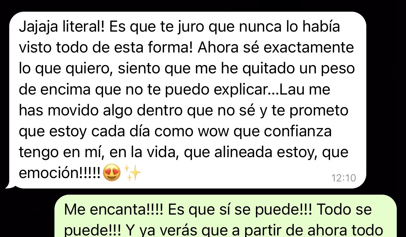 Testimonio clienta Laura Joagani